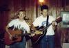 An early unplugged gig at the Village Tavern, probably 1990.